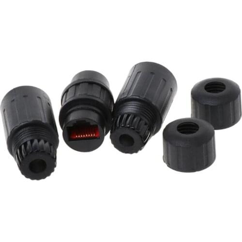 Lan Coupler RJ45 Waterproof Install Adapter Female to Female Jack Inline Connector Extender Protector Plug Cable Outdoor