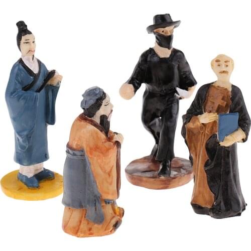 DIY Resin Figurine Model Craft Set for Ganden Yard Landscape Layout Accessory