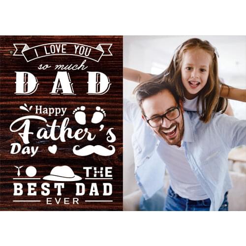 Glow in the dark Custom Fathers Day Gift DIY Diamond Embroidery Painting Daughters Birthday Wishes for Dad