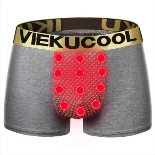 3 Pieces High Quality Pants Mens Underwear Tourmaline Ice Silk Breathable Mens Sexy Underwear British Magnetic Therapy Boxer