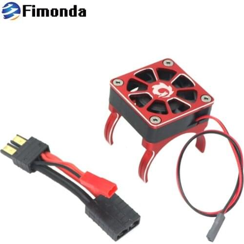 RC Metal Motor Radiator Motor Cooling Fan For TRAXXAS TRX4 GT4 SLASH Hobby KM2 TH2 540 550 3650 3660 3670 3674 Upgrade parts
