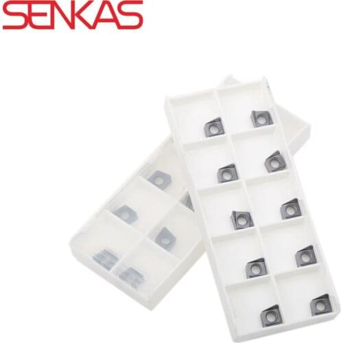 SENKAS ANKU050408R Inserts use of 4 blades for TKFM90AN05 Series Face Milling Arbor Tool replace APMT1135/BAP300R high cutting