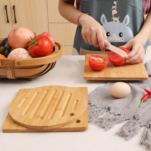 1Pcs Creative Bamboo Pot Mat Insulation Mat Table Mat Multi-purpose Restaurant Household Plate Mat