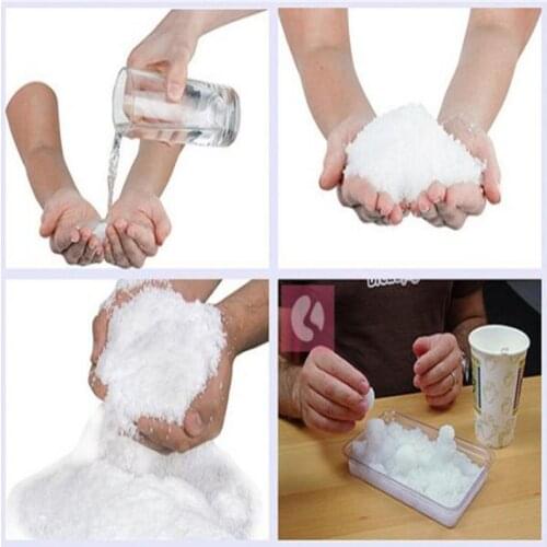 1pcs Snow Production Magic Tricks Sachets Fireplace Pit Patio Toy Professional Magicians Pyrotechnics Holiday Gift