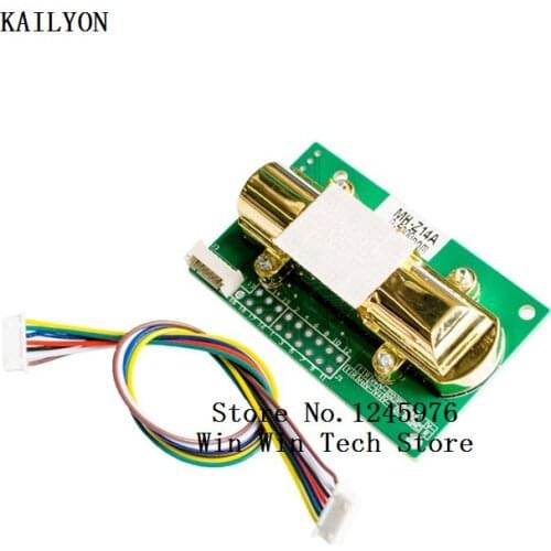 1PCS MHZ14 100% new NDIR Infrared Carbon Dioxide Sensor Module MH-Z14A Serial Port PWM Analog Output 0-5000ppm