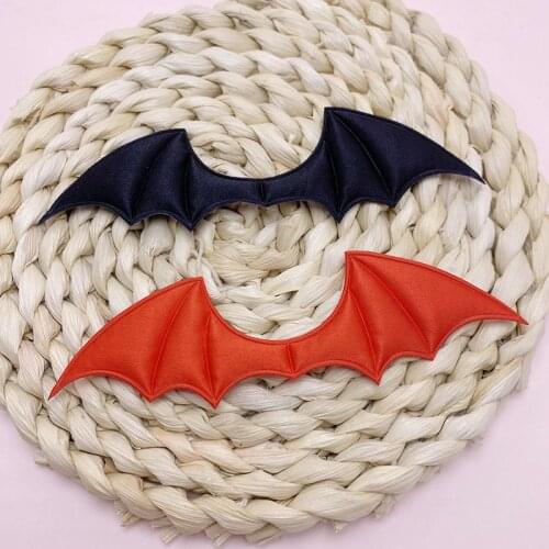 20Piece Black Red Devil Bat Wings DIY Hair Bow Accessories Brooch Halloween Costume Materials Clothes Home Decoration Handmade