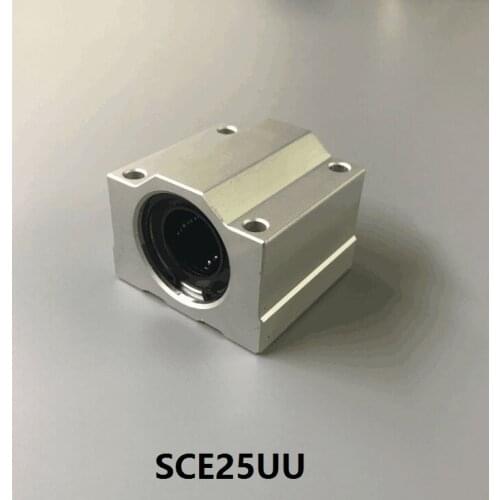 20pcs/lot SCE25UU SCE25 linear case unit linear Bearing block for 25mm linear shaft rod cnc router