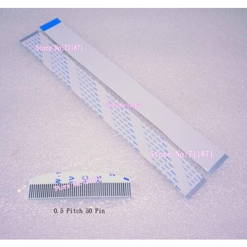 25cm 0.5 Type A Type B 50P 50Pin FFC Flexible Flat Cable Spacing 0.5 50 Pin FFC Cable cord Wire Width 25.5 50P Soft ribbon Line