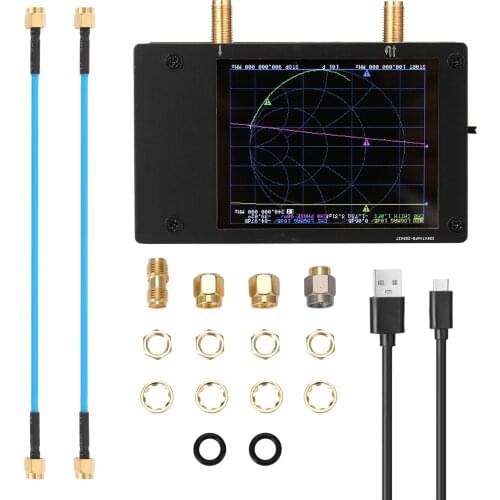 3G Vector Network Analyzer S-A-A-2 NanoVNA V2 Antenna Analyzer Shortwave HF VHF UHF with Housing