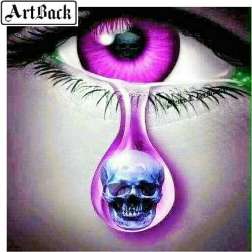 5d diamond painting woman tears rhinestone mosaic 3d full square diamond embroidery crafts gift