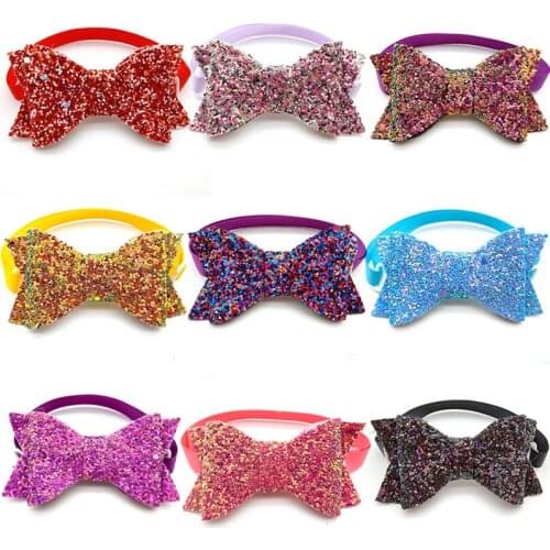 60 Pcs Pet Dog Cat Bow Ties Adjustable Pet Grooming Supplies Dog Accessories Puppy Pet Dog Bow Ties Pet Supplies