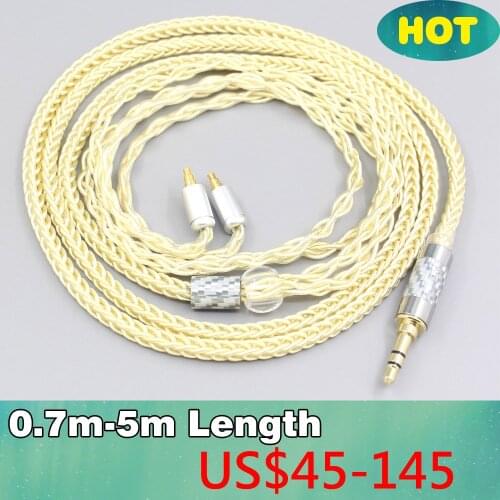 8 Core Gold Plated + Palladium Silver OCC alloy Cable For Sennheiser IE40 Pro IE40pro Earphone LN007638