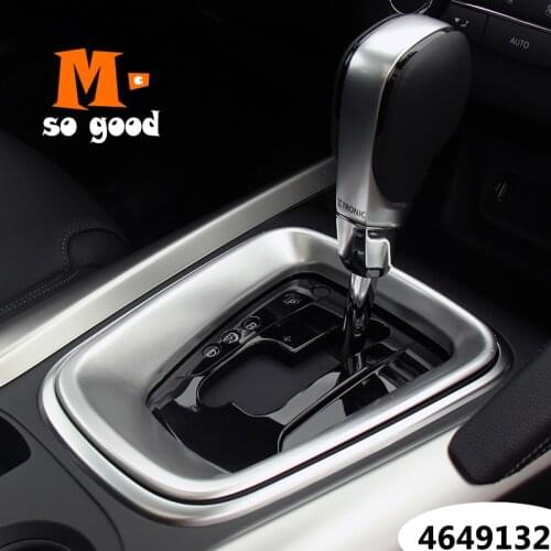 ABS Chrome For Renault Kadjar Car Gear Shifter Panel Covers accessories decoration trim frame Car-Styling 2015 16 17 18 2019