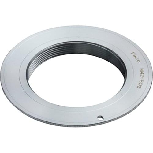 Pixco AF Confirm Non-Flange Adapter M42 Screw Mount Lens to Canon (D)SLR Camera