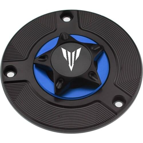 CNC Aluminum Keyless Motorcycle Accessories Fuel Gas Tank Cap Cover For YAMAHA MT09 FZ09 MT01 MT15 MT25 MT03 MT07 MT10