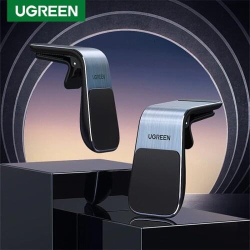 Ugreen Magnetic Car Phone Holder Air Vent Clip Mount Stand Holder for iPhone 12 11 Pro Max Xiaomi Magnet Car Cell Phone Support