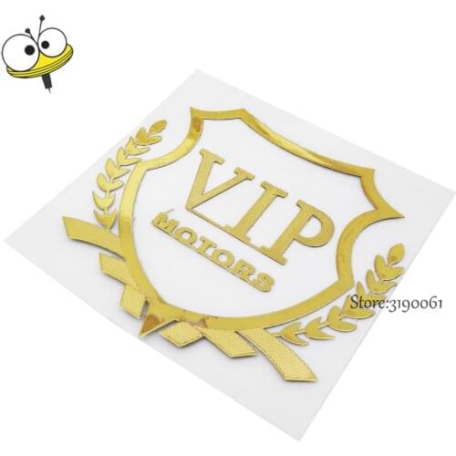 Car Sticker Emblem Badge Decal Car Accessories For VIP Logo For Mercedes Benz C200 GLK BMW Z4 335I Ecosport Holden Infiniti Audi