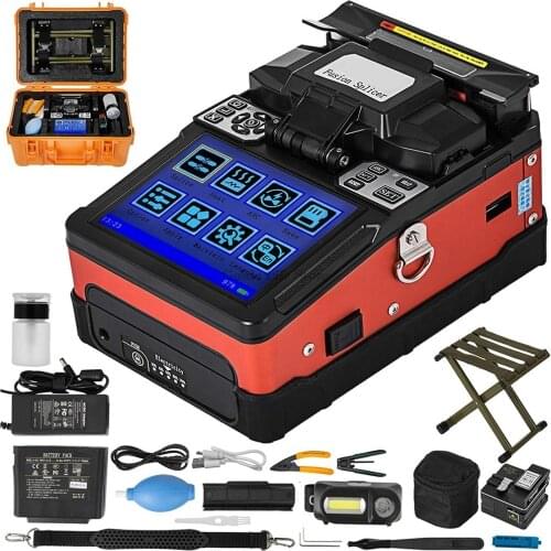 Cheap FTTH Fiber Optic Welding Splicing Machine A-81S Fusion Splicer with 9 Seconds Splicing Time