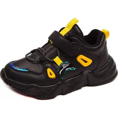 Childrens Casual Shoes Fashion Sports Non-slip Breathable Basketball Shoes Boys And Girl Running Students Climbing Leather Shoe