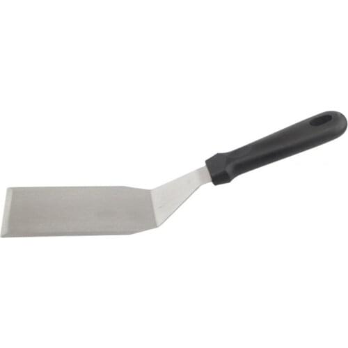 Grill Shovel Wear-resistant Rustless Durable Stainless Steel Grill Fork Tong Scraper for Barbecue