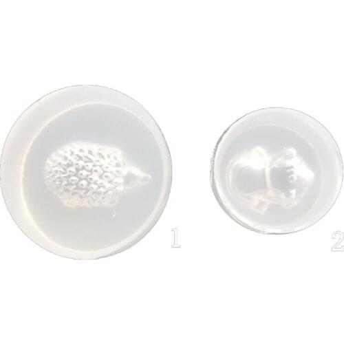 Mini Hedgehog Dog Pendant DIY Silicone Molds Resin Casting Jewelry Making Tools