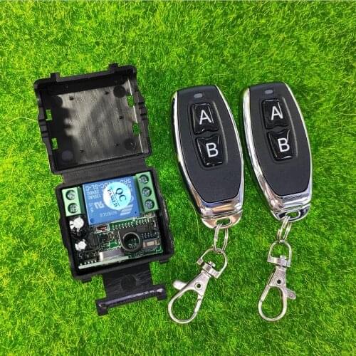 DC 12 v 1CH mini wireless remote control switch Learning code receiver transmitter Household lights /led/power on off