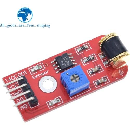 TZT 801s Shake vibration Sensor Module For Arduino Open Source LM393 3-5VDC TT Logic