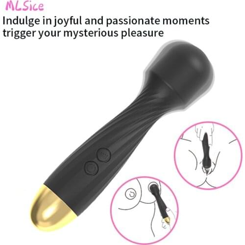 Powerful Dildo 10 Speeds Vibrator AV Magic Wand G-Spot Massager Sex Toys For Women Couples Clitoris Stimulate Goods for Adults