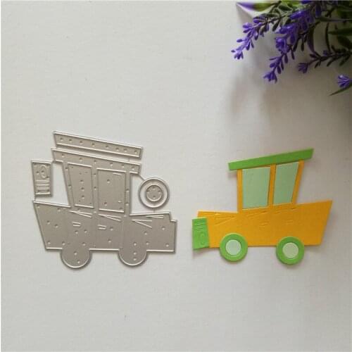 NewCartoon Car Metal Cutting Dies for DIY Scrapbook Album Paper Craft Creative Embossing Paper Cut Dies Vehicle Stencil Stamps