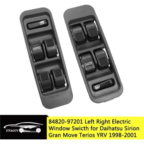 Front Left Right Electric Window Control Switch Panel For Daihatsu Sirion Gran Move Terios YRV 1998-2001 84820-97201 84820-B5010