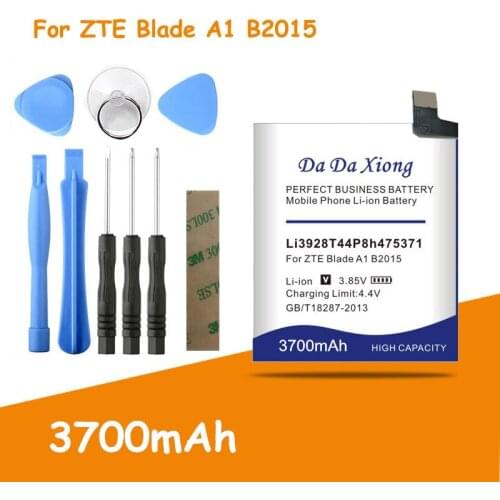 Genuine Security 3700mAh Li3928T44P8h475371 Battery for ZTE Blade A1 B2015 C880 C880A C880S AXON Mini Xiaoxian 3 + free tools