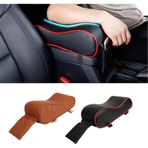 Stylish Car Central Console Armrest Box Soft Heighten Pad Cushion with Pocket Car Armrest Box Pad for BMW all series 1 2 3 4 5 6
