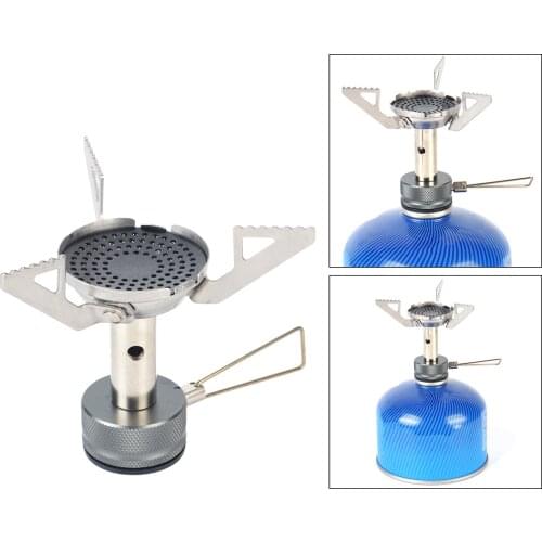 Camp Stove Compact Wind Resistant Folding Stove for Backpacking Camping