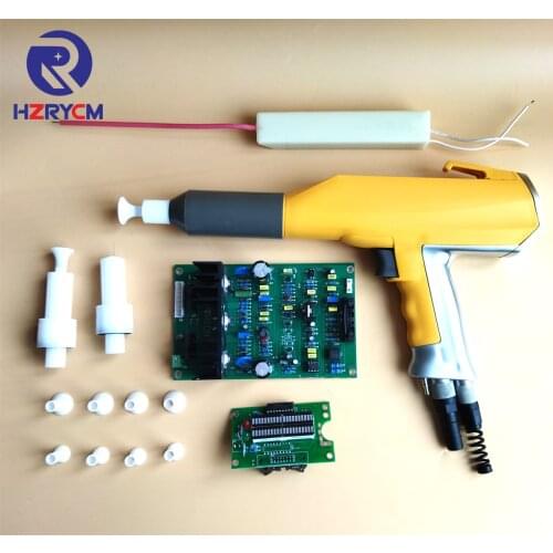Complete Static Powder Coating Gun Kit Including Powder Spray Gun shell With Cascade And Powder Coating 108PCB Circuit Board