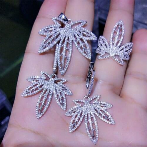 Cp95 Luxury Designer Fashion 925 Sterling Silver Jewelry zirconia shinning for lady women,cute&sweet acc