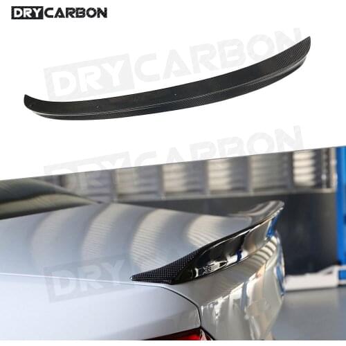 For 5 Series Carbon Fiber Rear Spoiler Boot Wings for BMW G30 F90 M5 Sedan 530i 540i Spoiler 17-2019 Car Styling