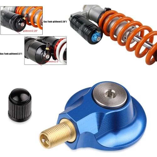 Rear Suspension Gas Valve φ58 mm and φ64 mm for 85 125 SXF EXC XC XC-F XCW XCF-W XCW Husqvarna Nitrogen Gas Filling TE FE TC FX