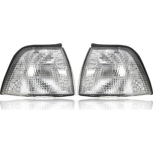 2Pcs Front Fog Lamp Clear Headlight Indicator Car Signal Light For BMW E36 3 SERIES SALOON ESTATE COMPACT 91 - 99 82199403095
