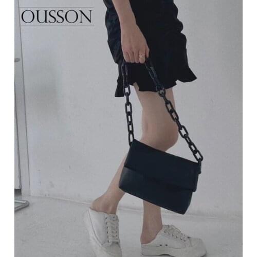 OUSSON 2021 New Design Soft Leather Underarm Bag Fashion Exquisite Retro Shoulder Bag High Quality Crossbody Bag For Women