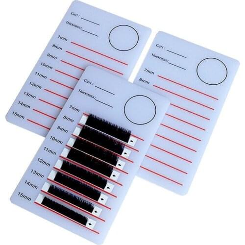 Acrylic Lashes Holder Pad Individual Eyelash Tablet Makeup Tools Palette 1pcs Eyelash Pad Lash Extension Glue Pallet Holder Card