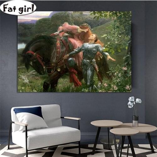 Prince and princess 5D diy diamond painting full square round drill cross stitch diamond mosaic embroidery Lovers oil painting