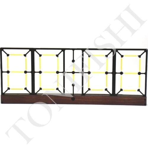 TencyClock LED clock pseudo-glow hollow clock, dual-sided USB power supply, exquisite and concise