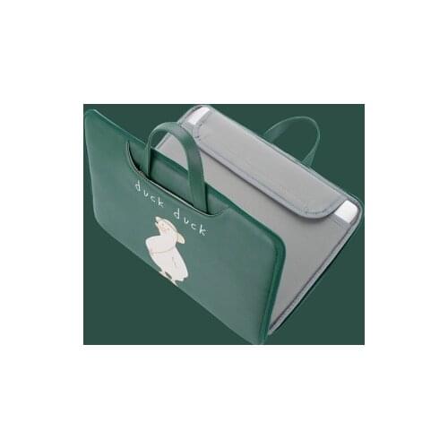 Tablet case laptop bag Printed duckling laptop bag girl cute notebook tablet liner bag Korean cartoon digital bag