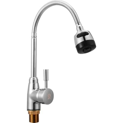 Zinc Alloy 360° Rotatable Faucet Hot Cold Mixer Water Saving Tap Kitchen Wash Basin Faucet For Home Hardware Applications