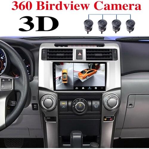 For TOYOTA 4Runner N280 Car Multimedia GPS Radio Navigation NAVI Player Integrated CarPlay 360 BirdView 3D