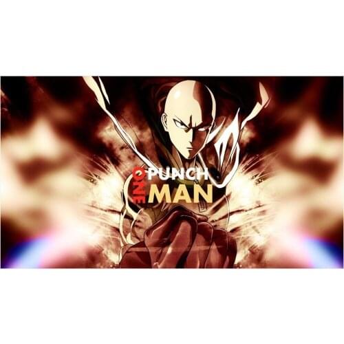 Home Decor One Punch Man Japanese Anime-Silk Art Poster Wall Sicker Decoration Gift