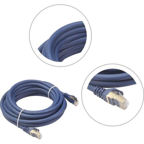 Cat8 Ethernet Cable 40Gbps RJ 45 Network Cable LAN RJ45 Patch Cord For PS4 Laptop PC For PS4 Router Cat 8 Cable Ethernet