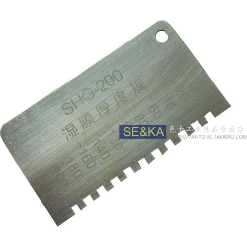 Wet film thickness gauge SHG-750/100/200/700/950 comb gauge