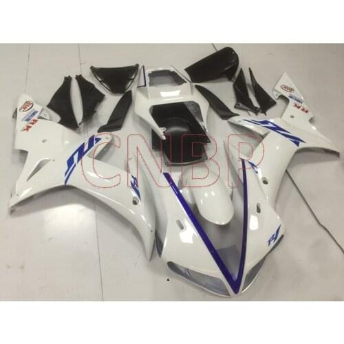 Body Kits YZF1000 R1 2002 - 2003 White Fairings for YAMAHA YZFR1 02 Abs Fairing YZF1000 R1 2003 no paint