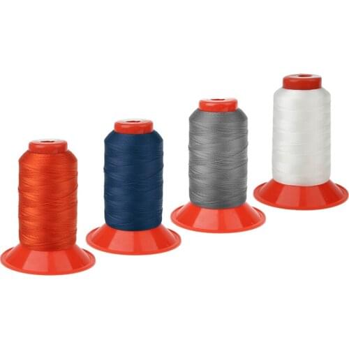 4Pcs Nylon Practical Strong Bonded Upholstery Awning Tent Canvas Bag Sewing Thread Cord - 500 Meaters/546 Yard, 4 Colors